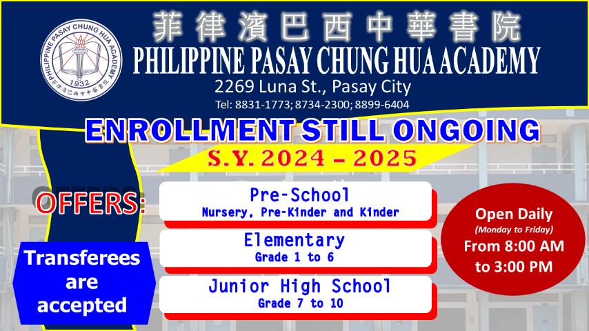 Enrollment SY 2024-2025