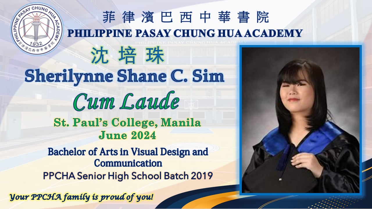 Our heartfelt congratulations to you, Sherilynne Sim!