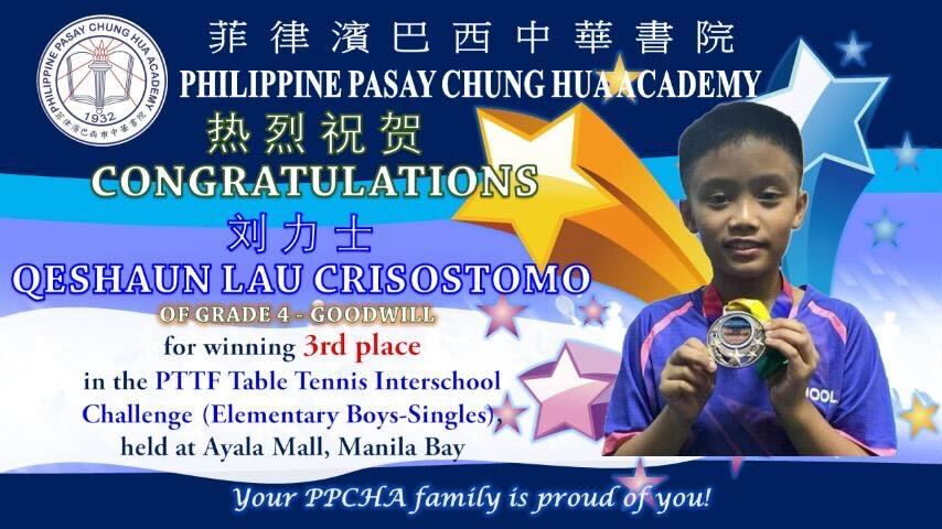 Congratulations, Qeshaun Crisostomo!