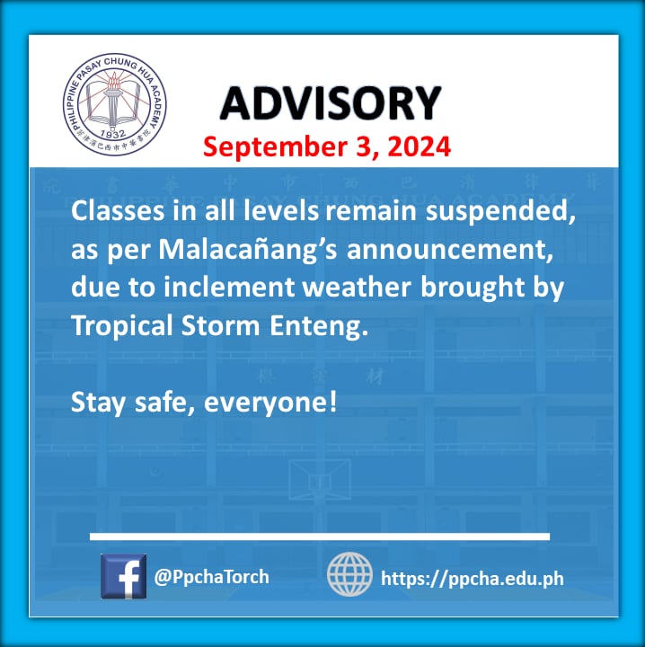 Class Suspension (September 03, 2024)