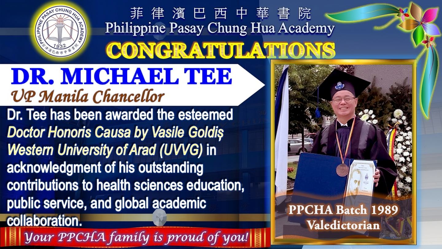 Congratulations, Dr. Michael Tee!