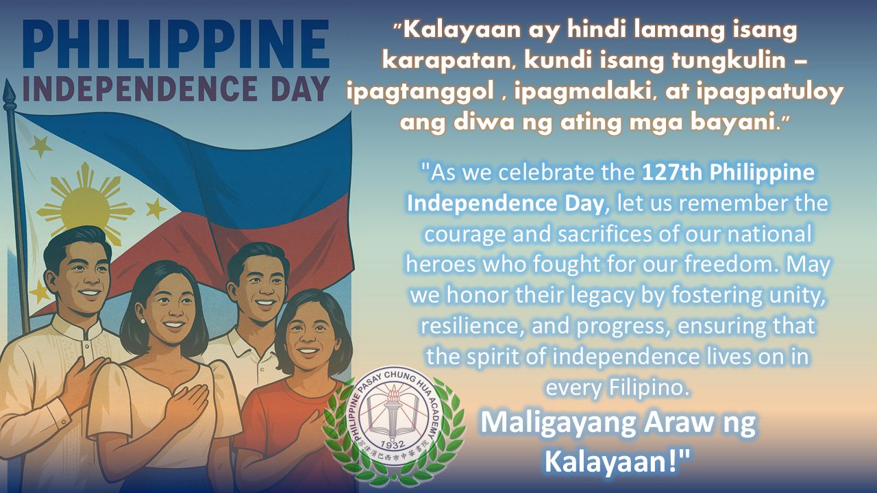 Maligayang Araw ng Kalayaan!