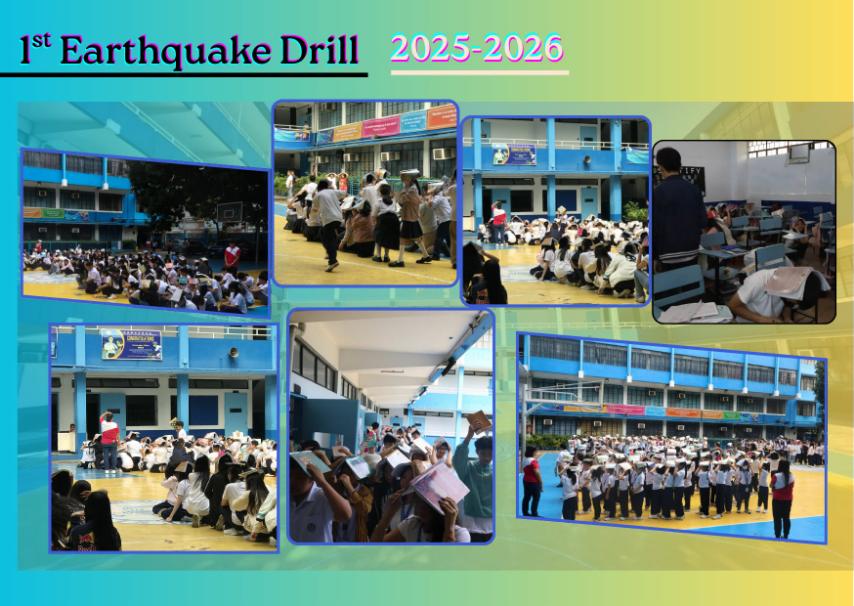 1st Earthquake Drill for S.Y. 2025 – 2026