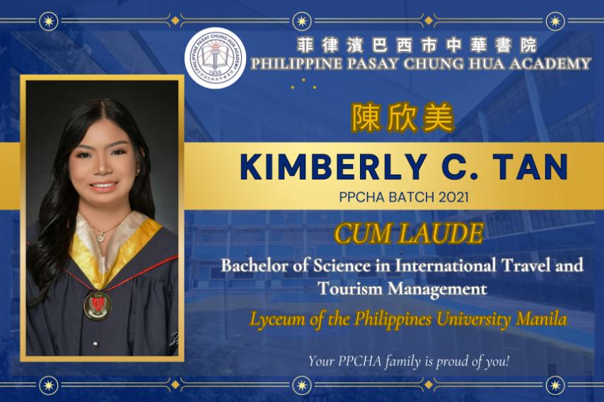 Congratulations, Kimberly!